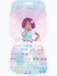 butterfly fairy sticker earrings