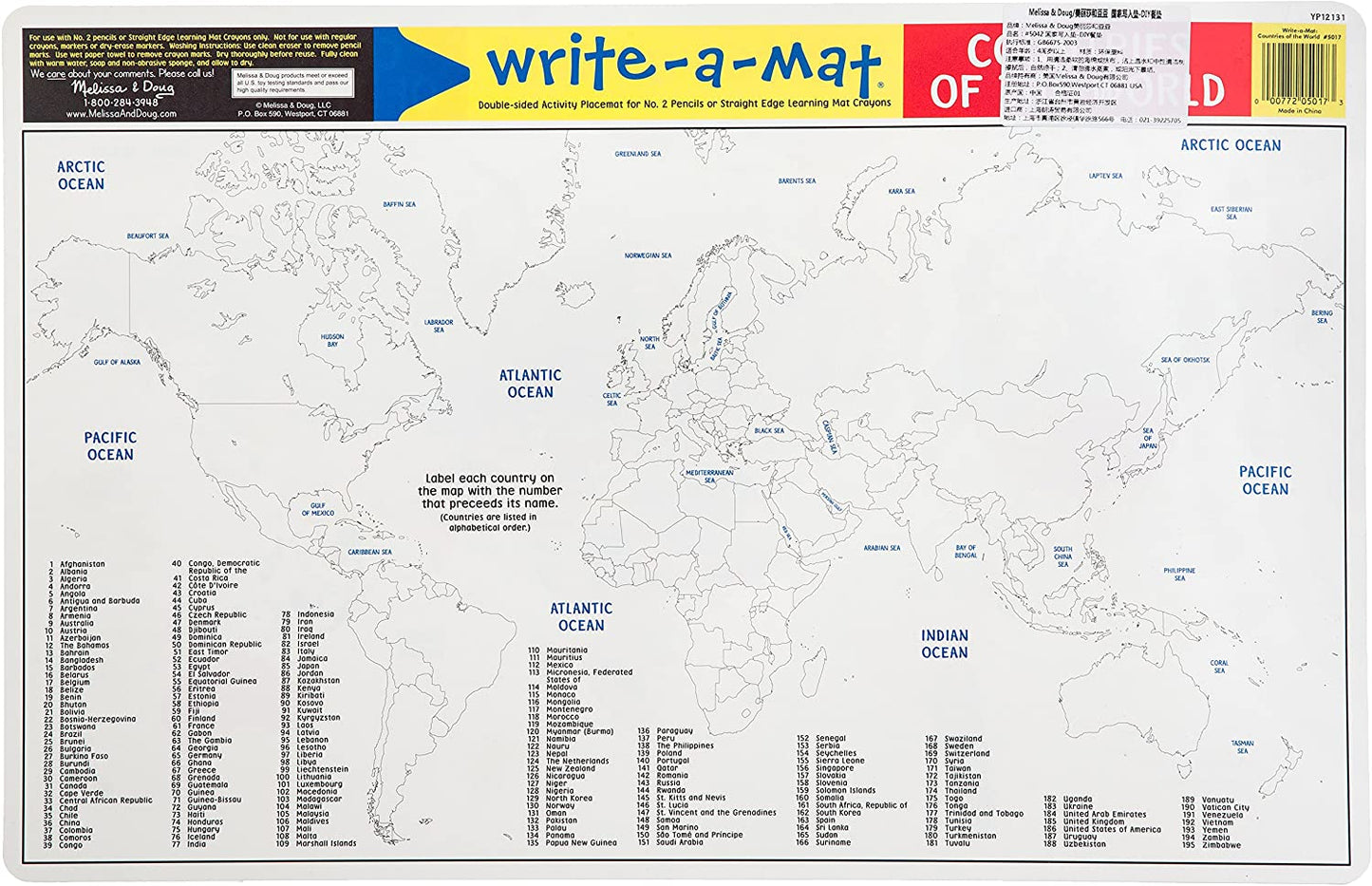 Mat World Countries