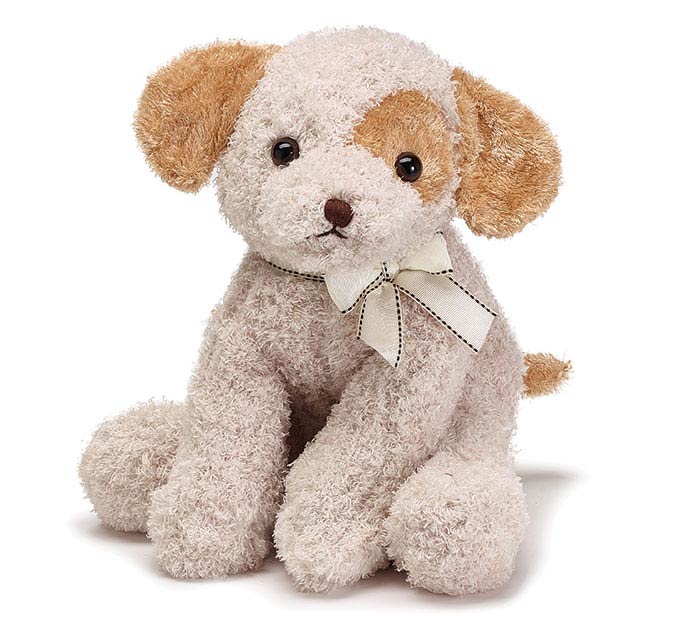 Plush Tan and Brown Puppy