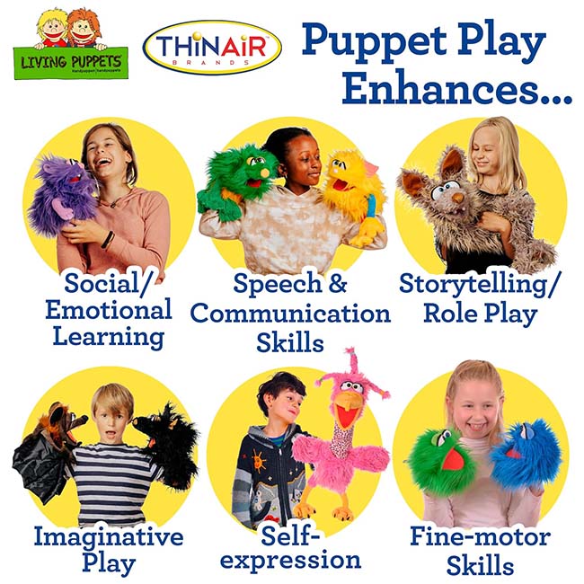 Living Puppets Rocky 16in