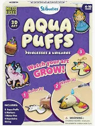 Aqua Puffs Princesses and Unicorns