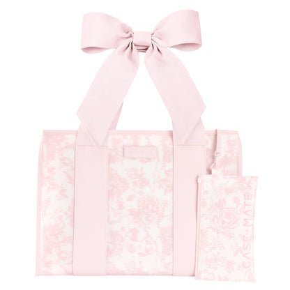 Case-Mate Afternoon Rosé Bow Jelly Tote Bag