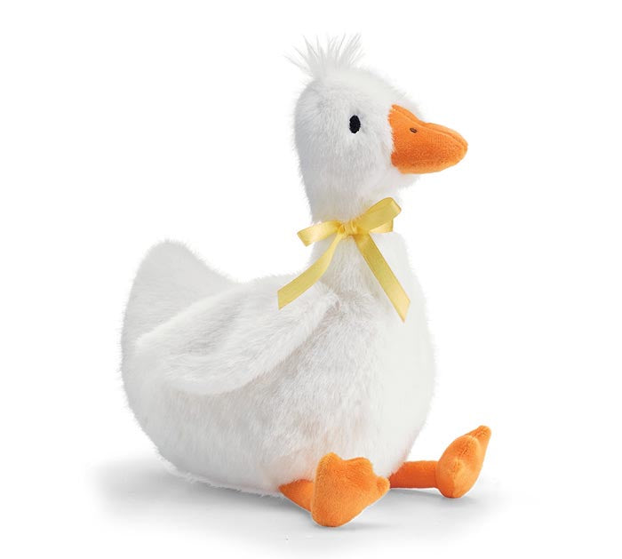 Plush Goose with Bow