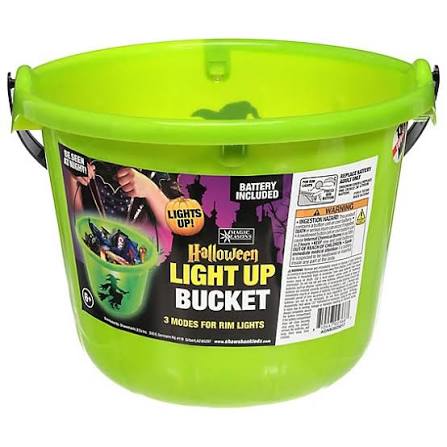 Light Up Halloween Buckets