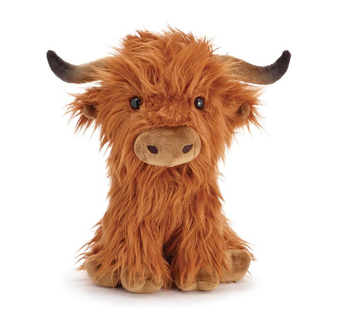 Plush Brown Highland Cow