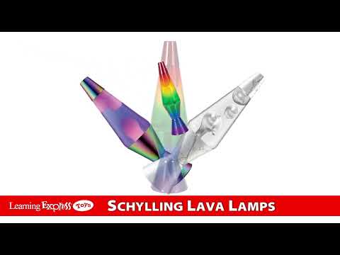 14.5 Inch Lava Lamp - Purple/Blue/Silver
