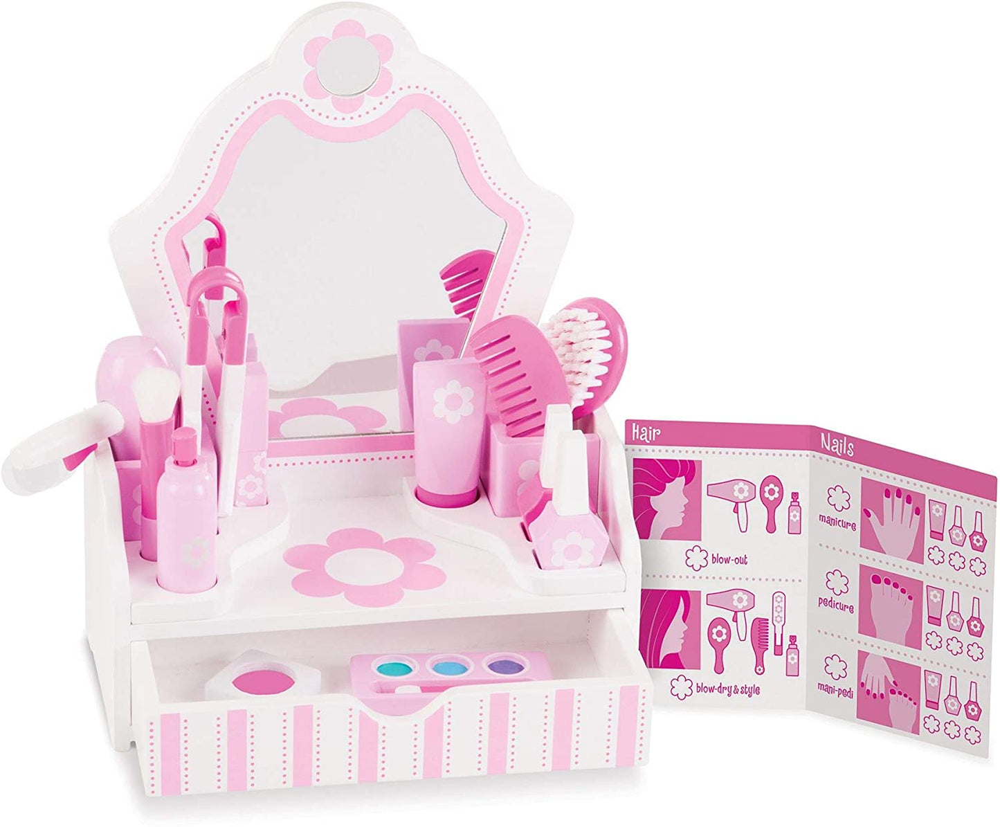 Wooden Beauty Salon Play Set-1