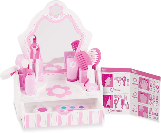 Wooden Beauty Salon Play Set-1