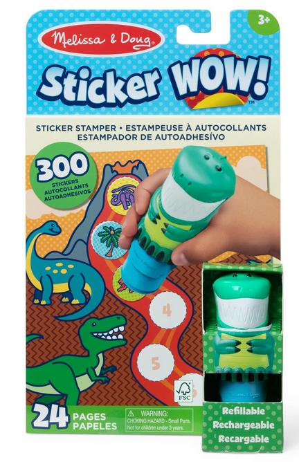 Sticker WOW!╬ô├ñ├│ Activity Pad & Sticker Stamper - Dinosaur