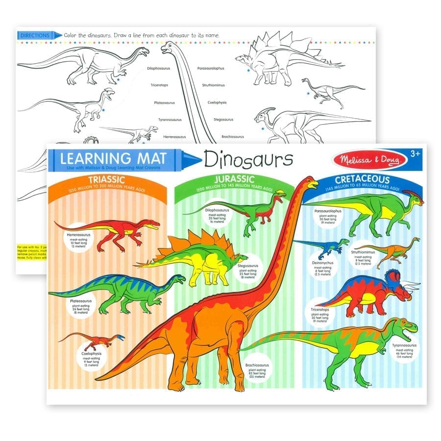 Learning Mat Dinosaurs