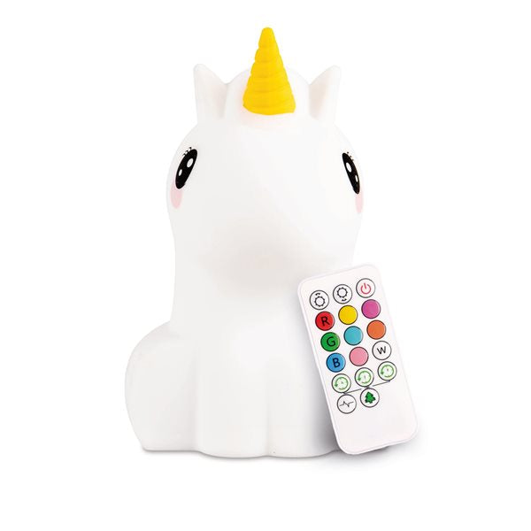LumiPetsΓö¼┬½ Unicorn with Remote - Children's Nursery Touch Night Light