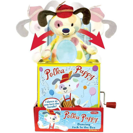 POLKA PUPPY JACK IN BOX