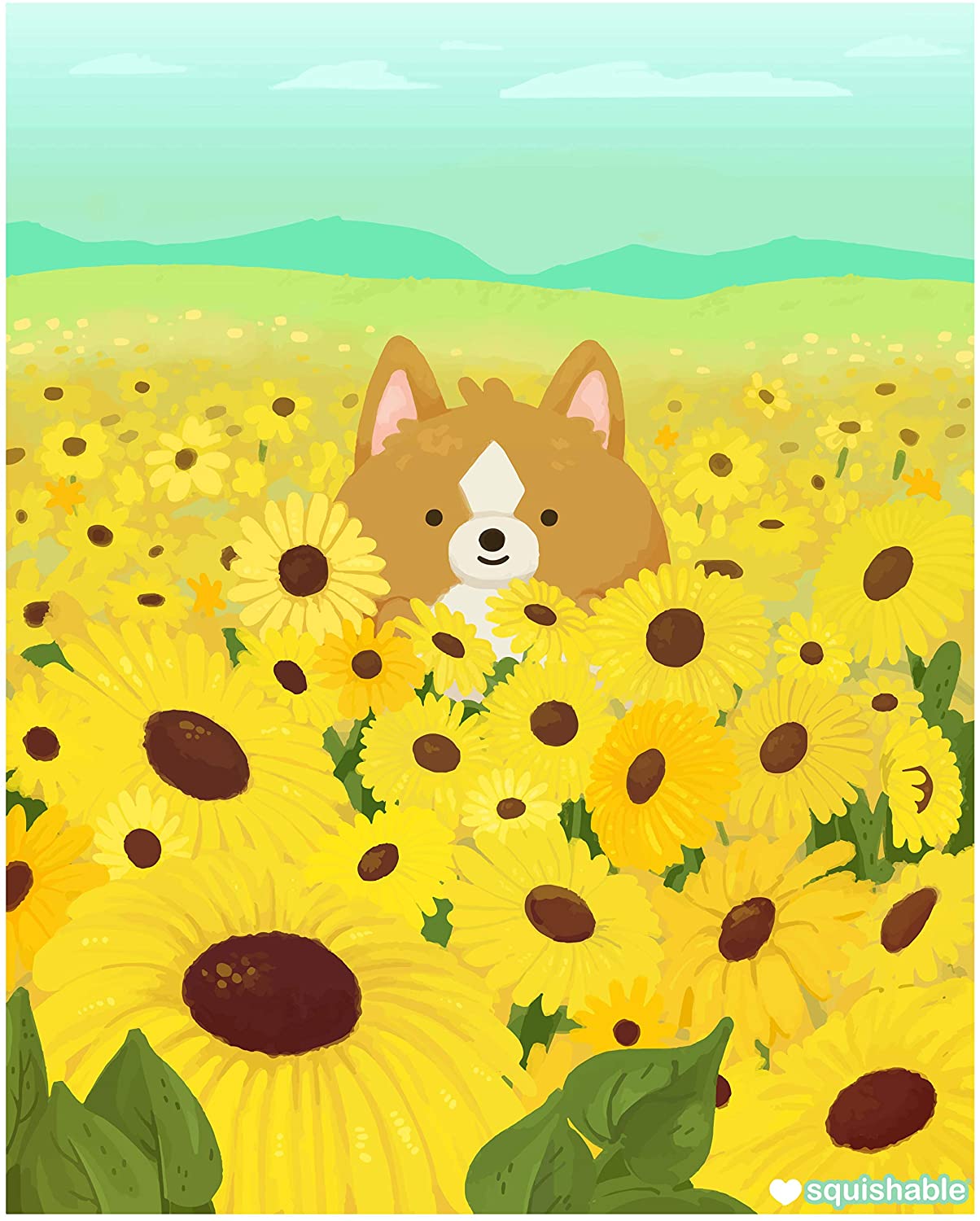 Squish Sunflower Puzzle