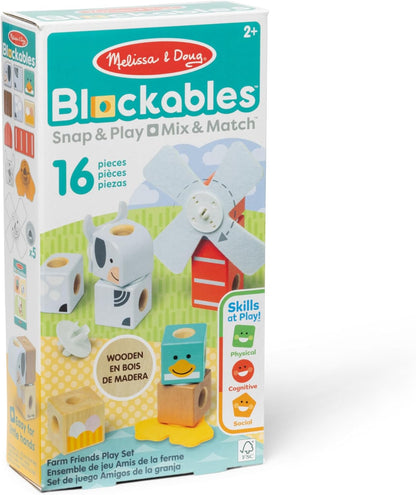 Blockables╬ô├ñ├│ Farm Friends Play Set