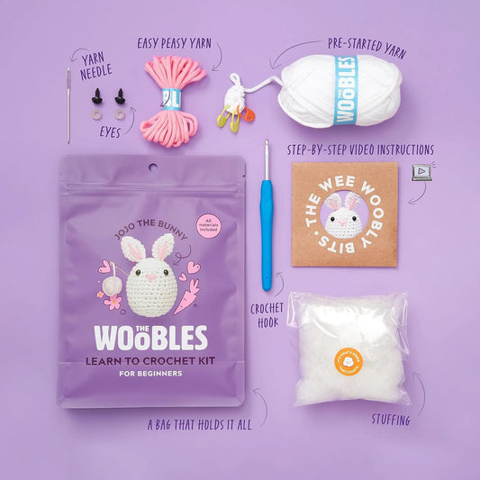 JoJo the Bunny Woobles Crochet Kit-1