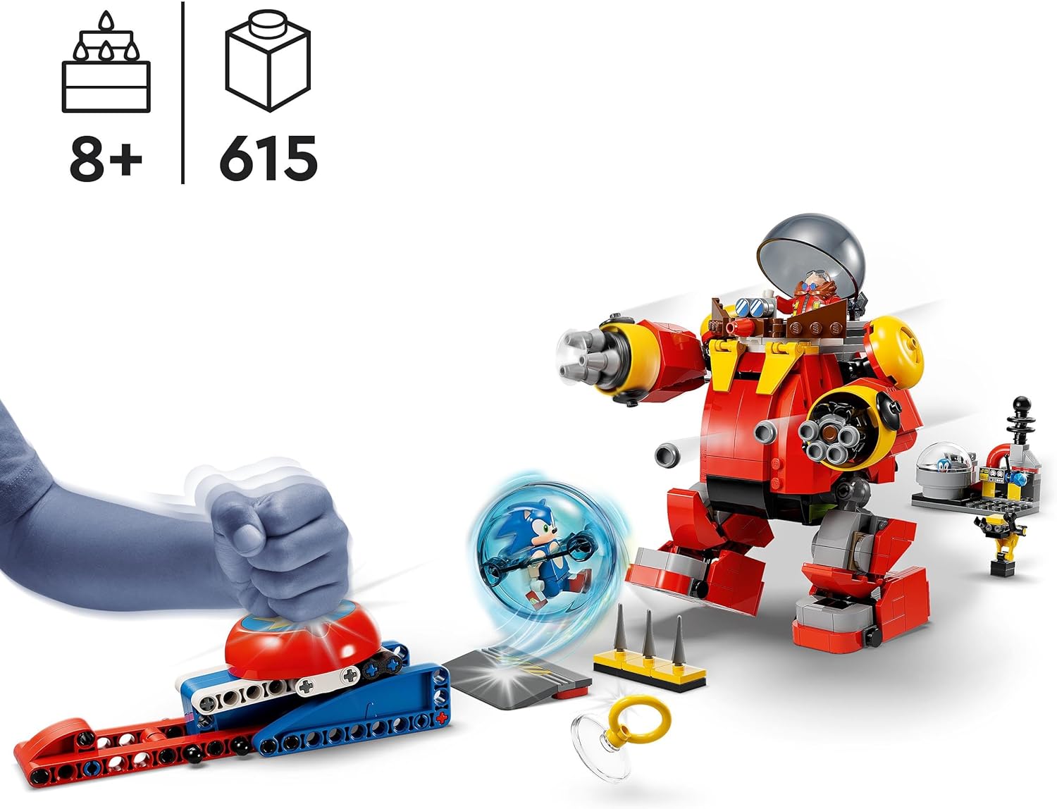 Sonic vs Dr. Eggman's Robot
