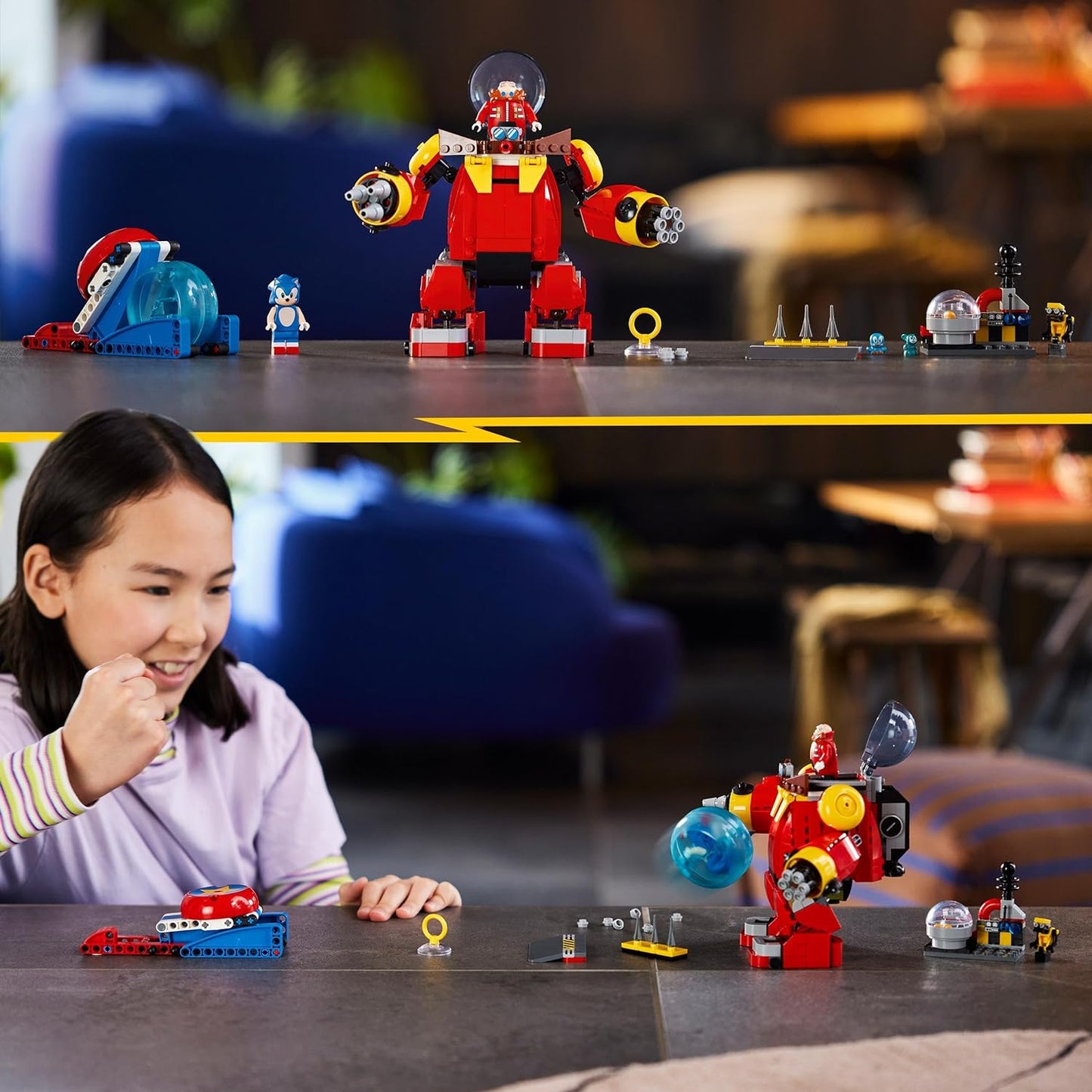 Sonic vs Dr. Eggman's Robot