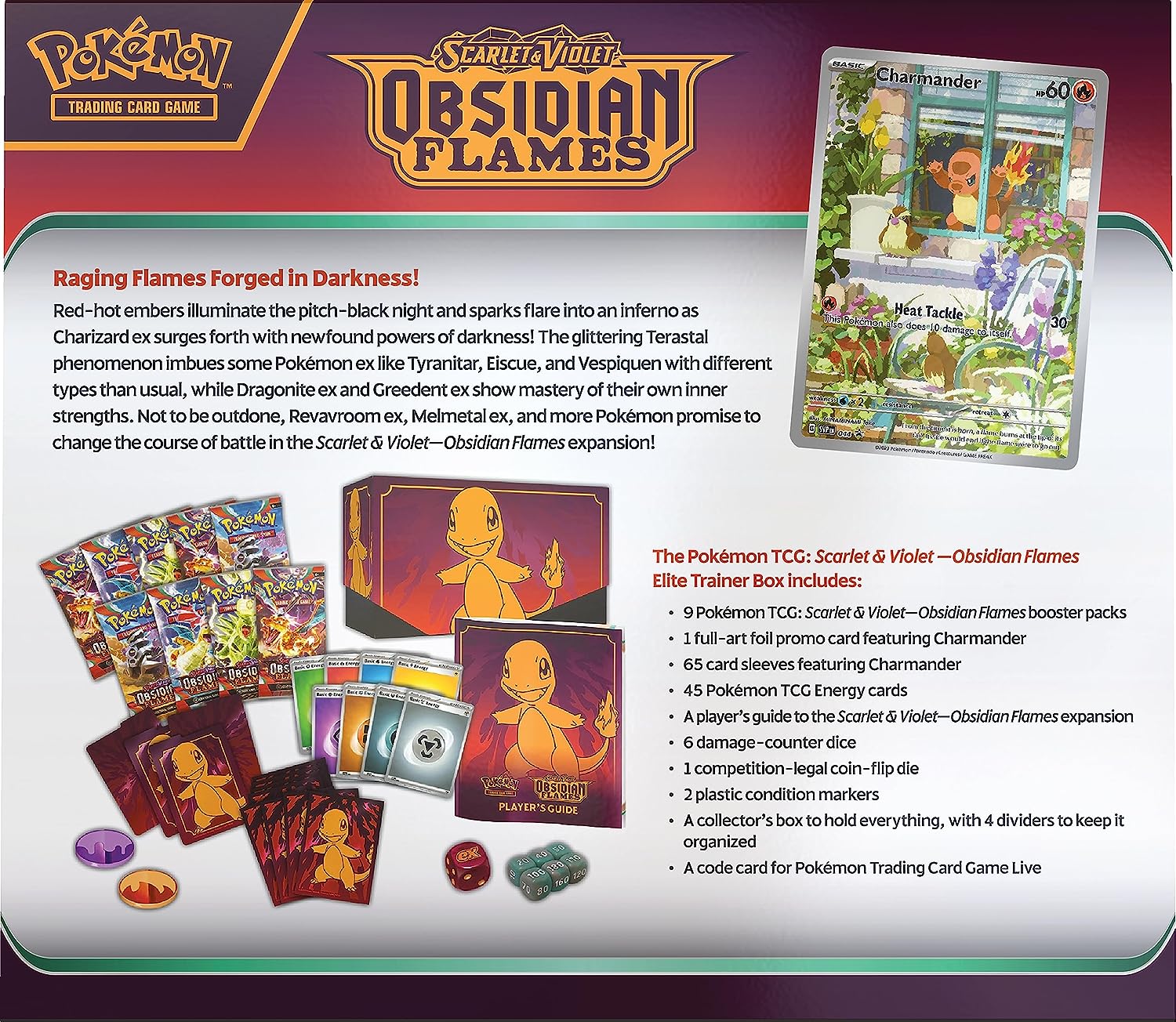 Pokemon Obsidian Flames Elite Trainer box
