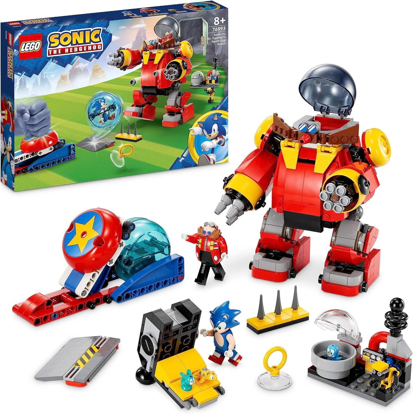 Sonic vs Dr. Eggman's Robot