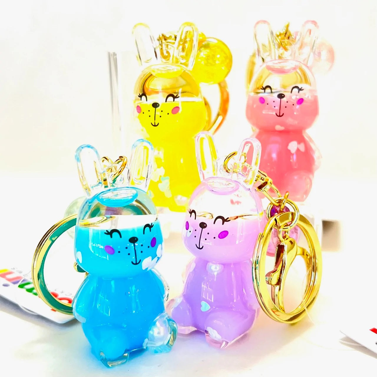 Bunny Floaty Key Charm