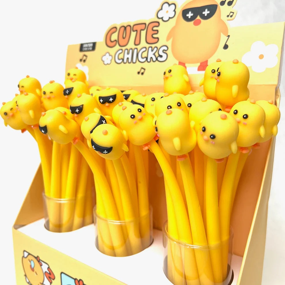 Cute Chicks Wiggle Gel Pe