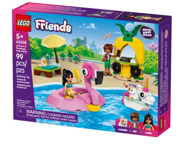 LEGOΓö¼┬½ Friends Unicorn & Flamingo Pool Party