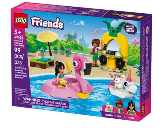 LEGOΓö¼┬½ Friends Unicorn & Flamingo Pool Party