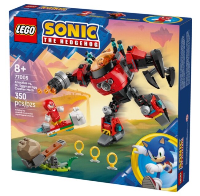 LEGO® Knuckles vs. Dr. Eggman Egg Crusher Mech-1